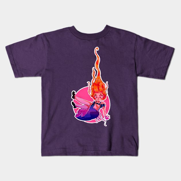 Falling Kids T-Shirt by Cettia